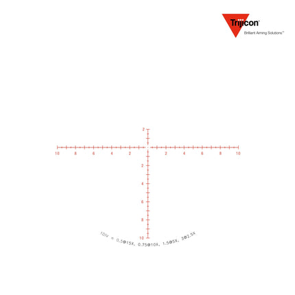 Trijicon Credo 2.5-15x56 Rifle Scope Red MRAD Center Dot Reticle Rifle Scope Trijicon 