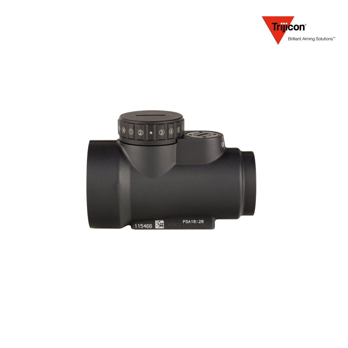 Trijicon MRO HD 1x25 68 MOA red dot sight supplied without a mount, in a forged 7075-T6 aluminium housing