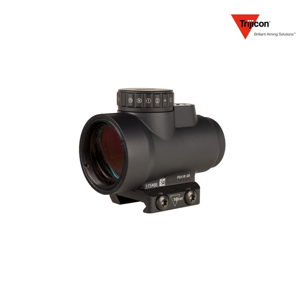 Trijicon MRO HD 1x25 68 MOA red dot sight with the low Picatinny mount