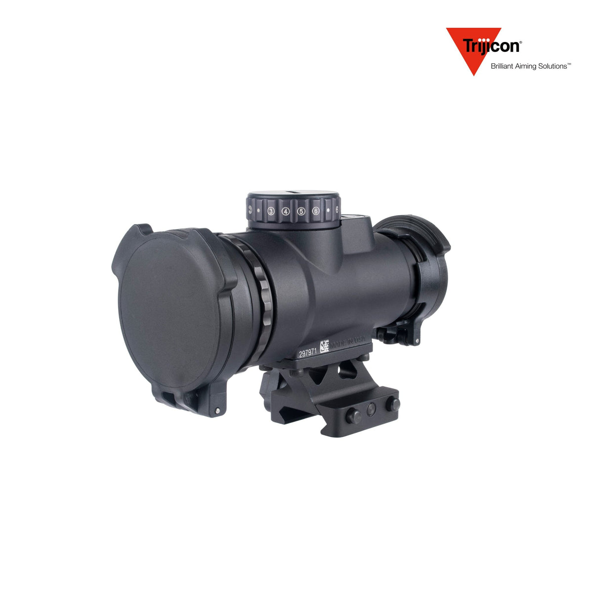 Trijicon MRO HD Patrol 68 MOA circle-dot red dot sight supplied without a mount, for flat-top AR-15 rifles and carbines