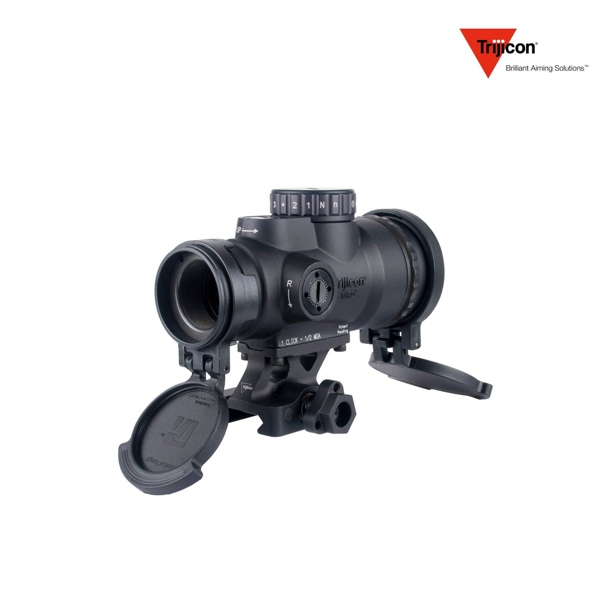 Trijicon MRO HD Patrol 68 MOA circle-dot red dot sight supplied without a mount, with a hard anodised matte black finish