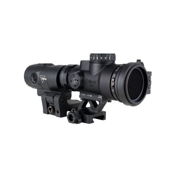 Trijicon MRO SD Patrol 2 MOA red dot sight with the Trijicon 3x magnifier