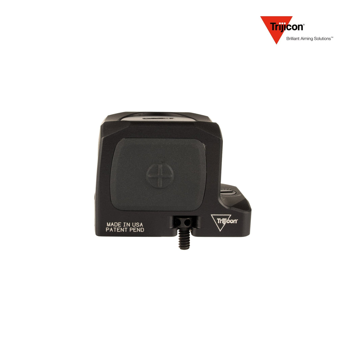 Trijicon RCR red dot sight with a top-loading CR2032 battery tray