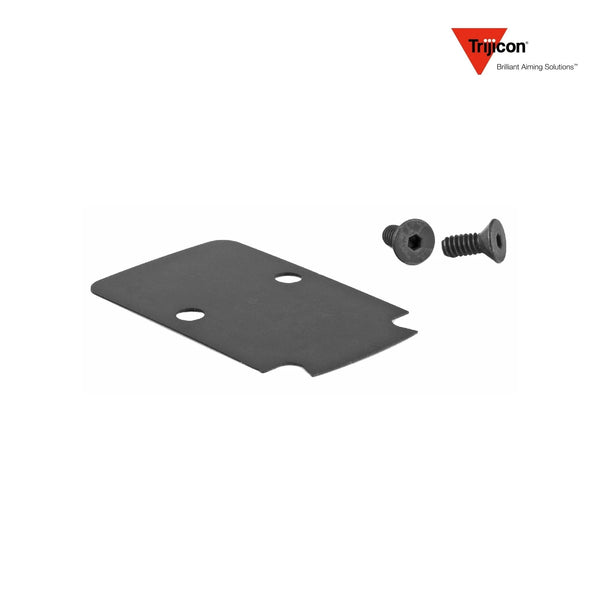 Trijicon RMR footprint mounting kit for fitting an RMR to Glock MOS, Springfield OSP and Walther PDP slides