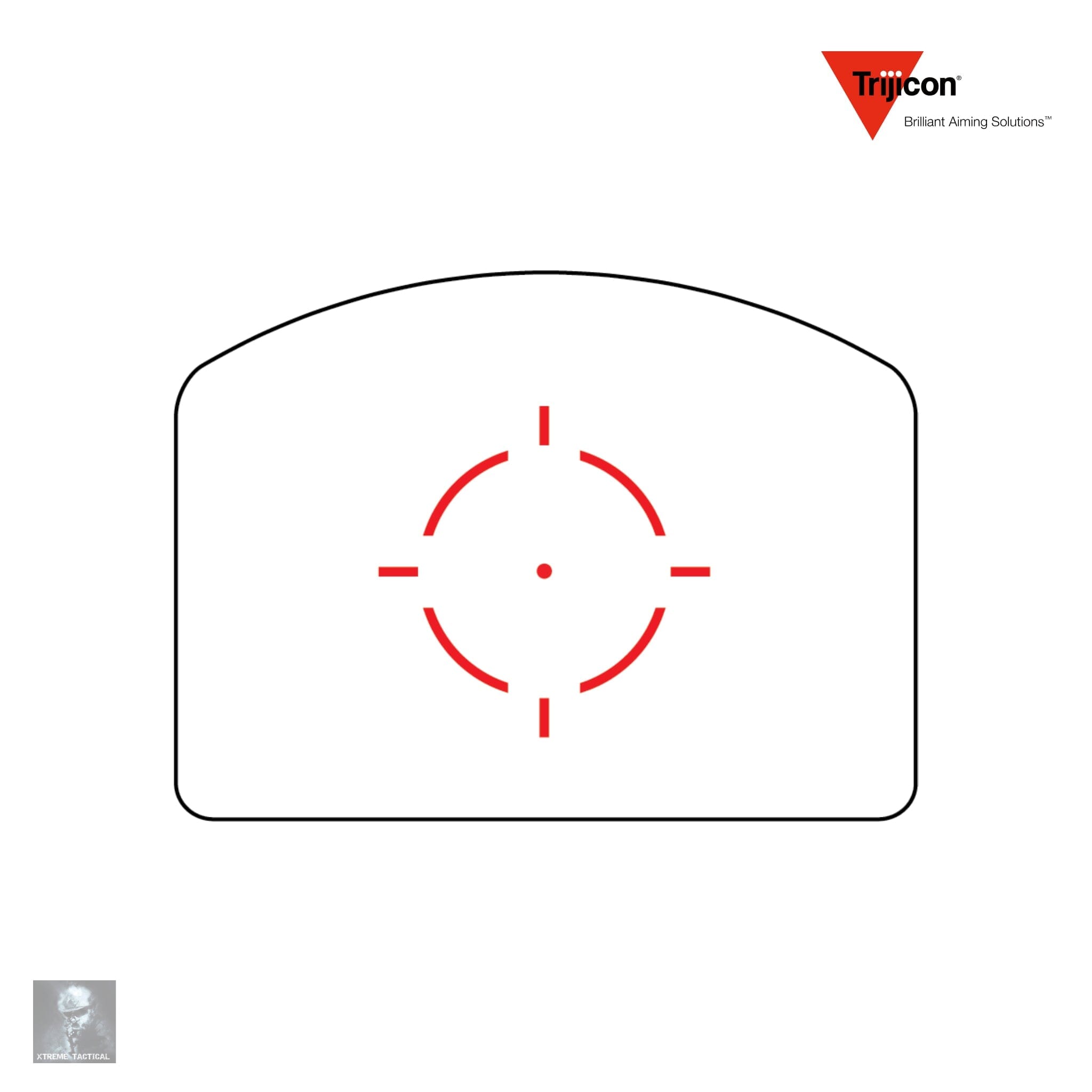 Trijicon RMR HD Adjustable LED Red Dot Sight - 1 MOA Dot with 55 MOA Ring Red Dot Sight Trijicon 