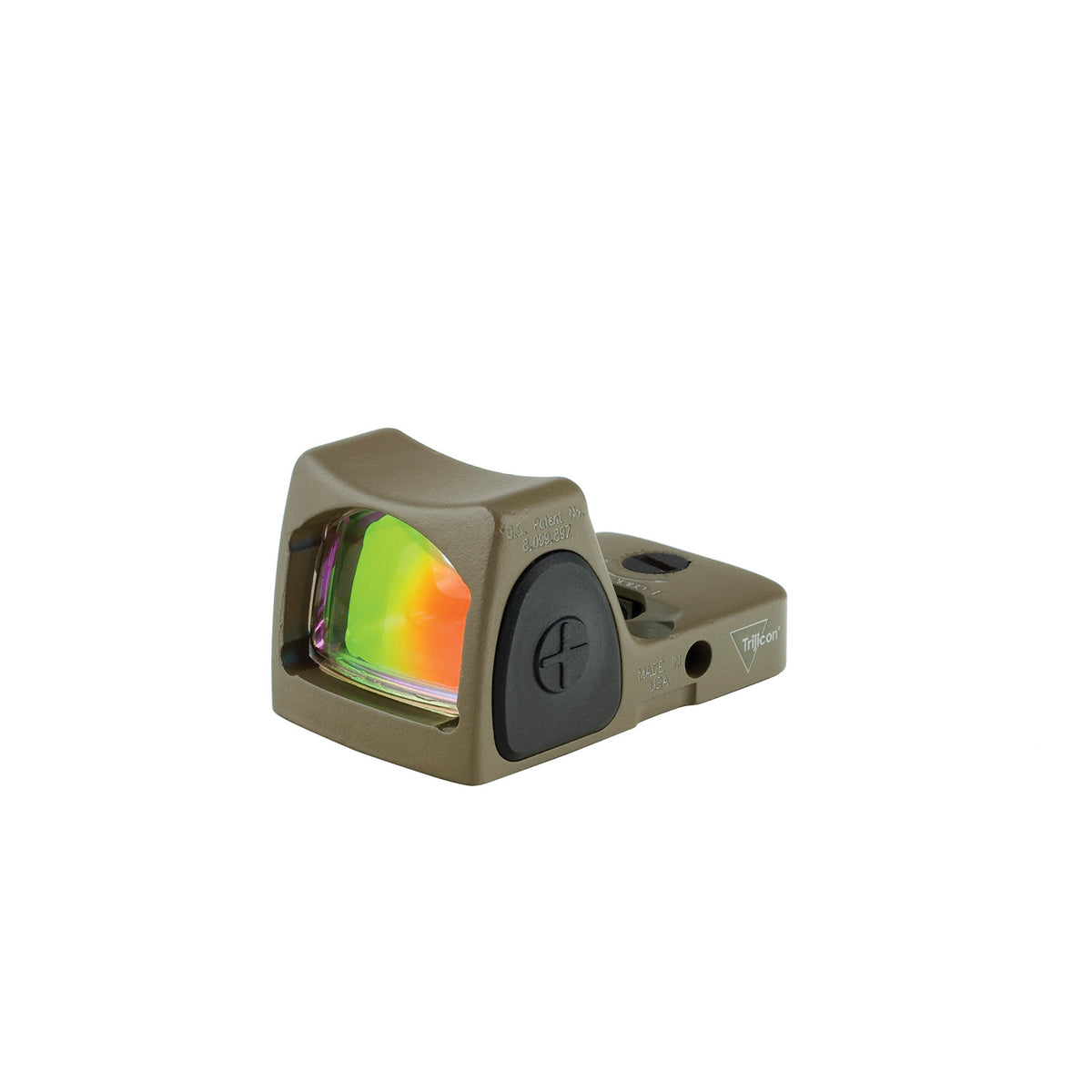 Trijicon RMR Type 2 1.0 MOA adjustable LED sight in flat dark earth, with eight brightness settings