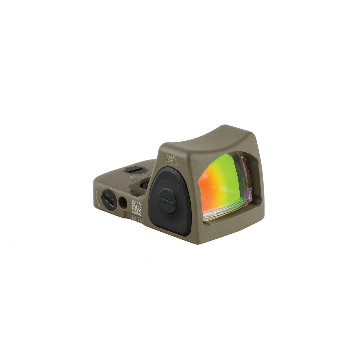 Trijicon RMR Type 2 3.25 MOA adjustable LED sight in flat dark earth, with eight brightness settings