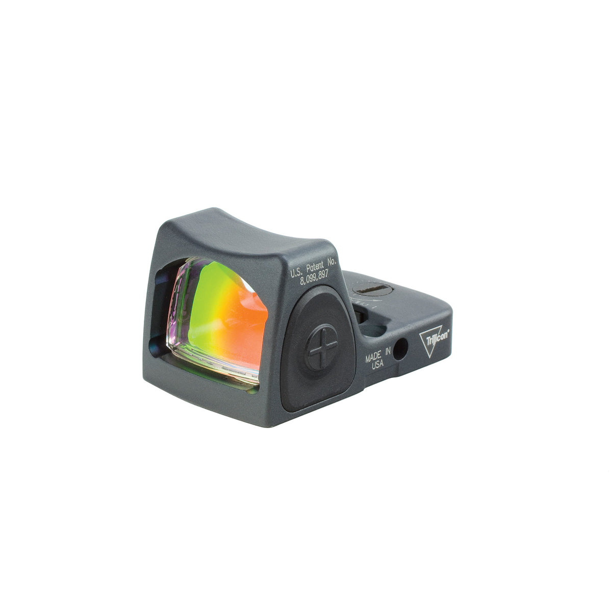 Trijicon RMR Type 2 3.25 MOA adjustable LED sight in sniper grey, with a patented impact-diverting housing