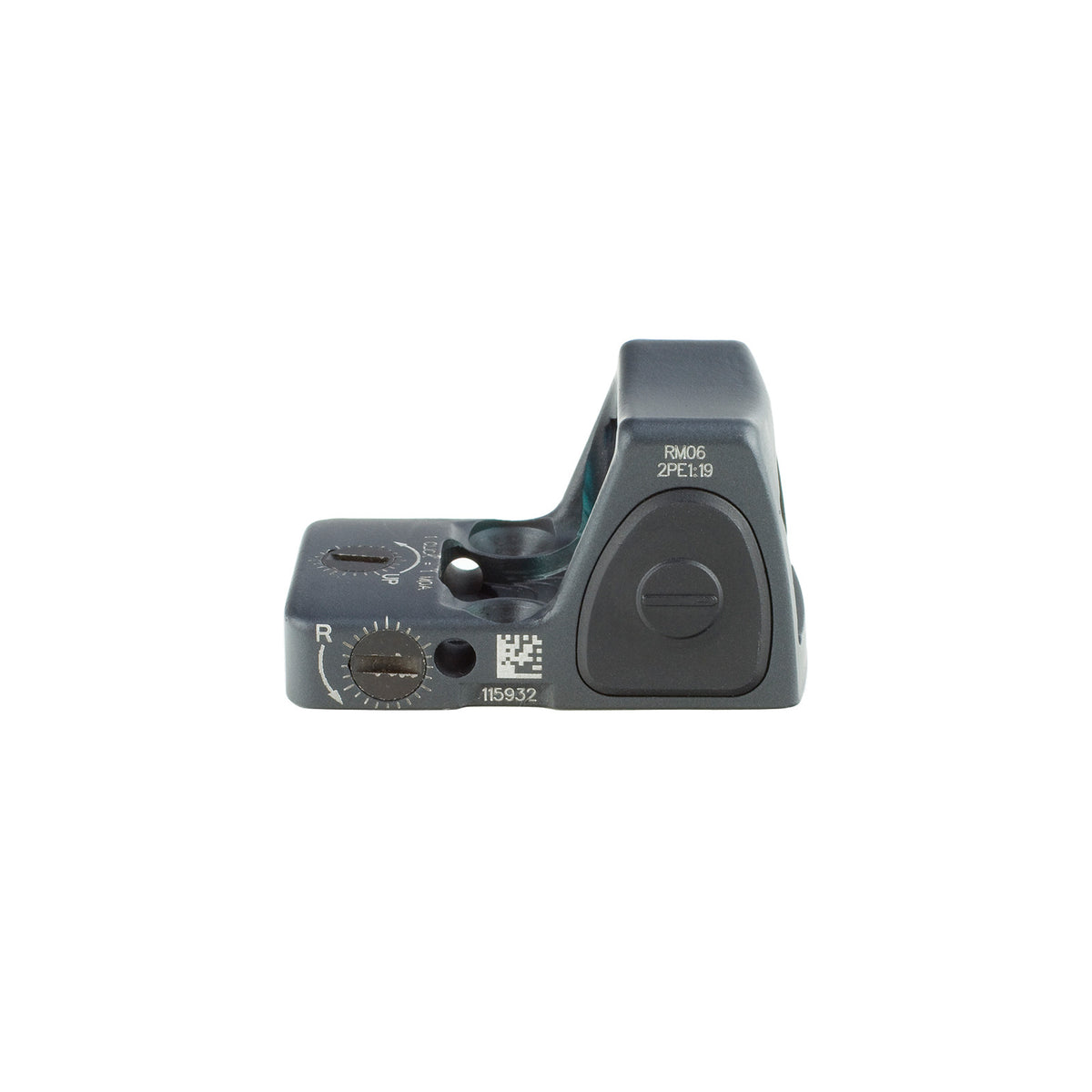 Trijicon RMR Type 2 3.25 MOA adjustable LED sight in sniper grey, with 1 MOA click windage and elevation adjustment