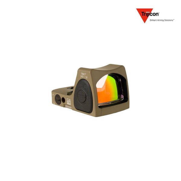 Trijicon RMR Type 2 6.5 MOA adjustable LED red dot sight in flat dark earth