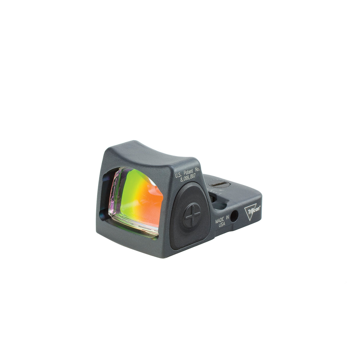 Trijicon RMR Type 2 6.5 MOA adjustable LED sight in sniper grey, with a patented impact-diverting housing