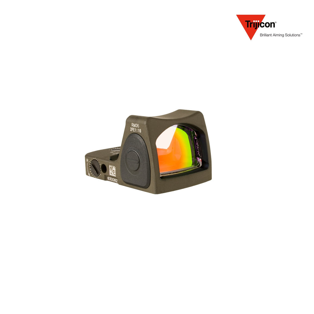 Trijicon RMR Type 2 Adjustable LED Red Dot Sight Red Dot Sight Trijicon Olive Drab Green 3.25 MOA Red Dot 