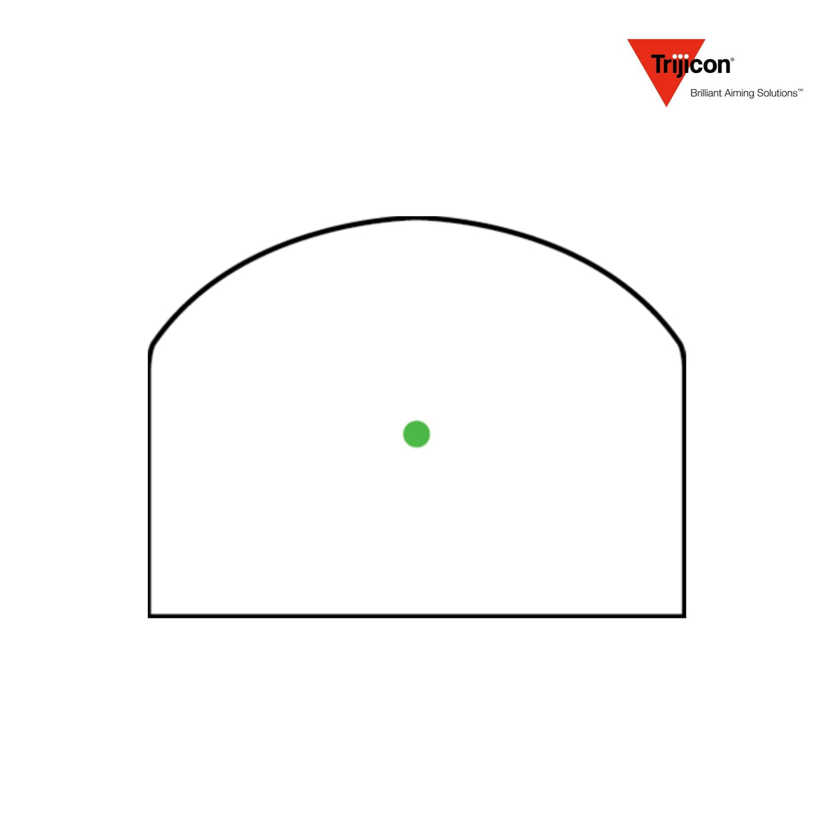 Trijicon RMR Type 2 green dot sight in matte black