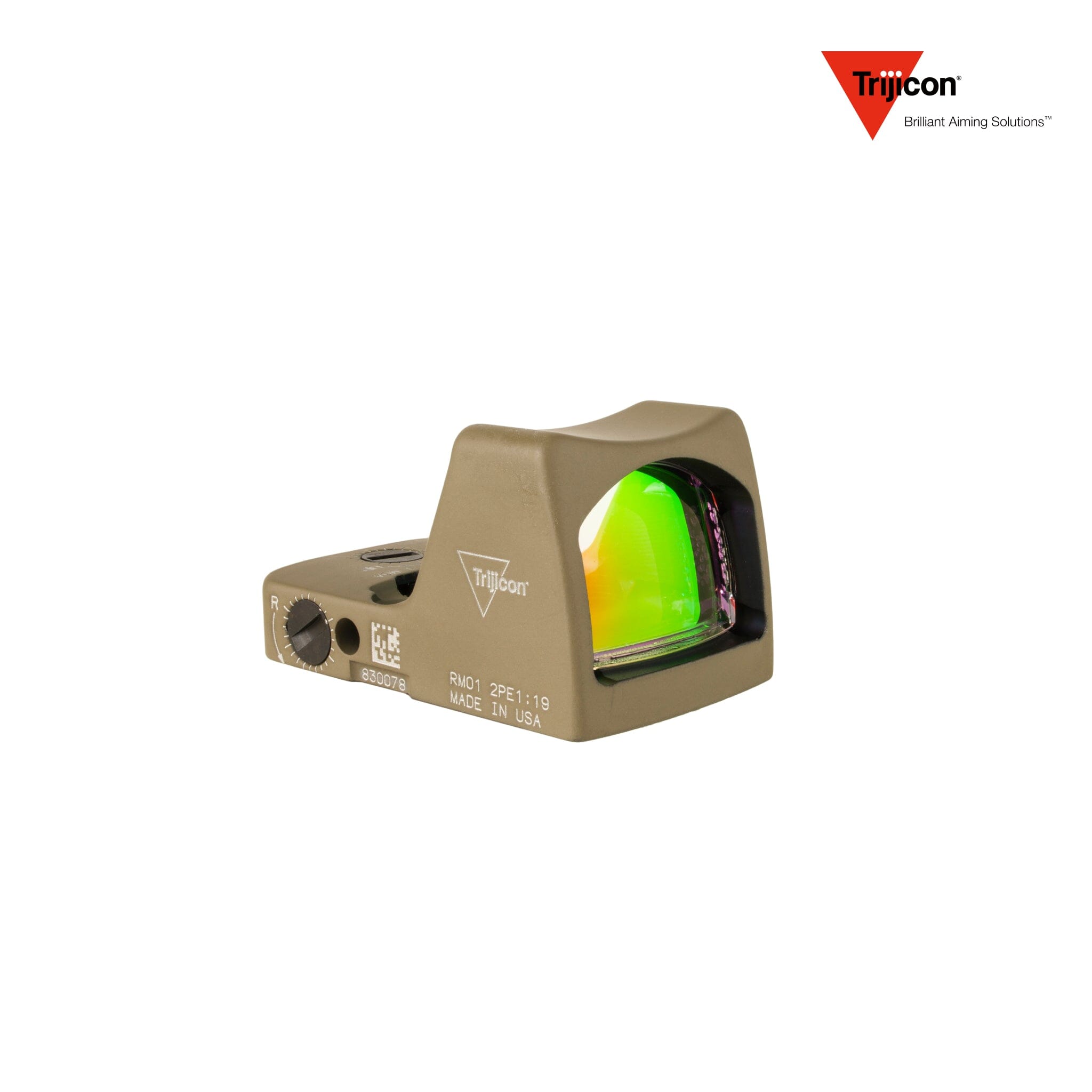 Trijicon RMR Type 2 LED Red Dot Sight Red Dot Sight Trijicon Flat Dark Earth 3.25 MOA Red Dot 
