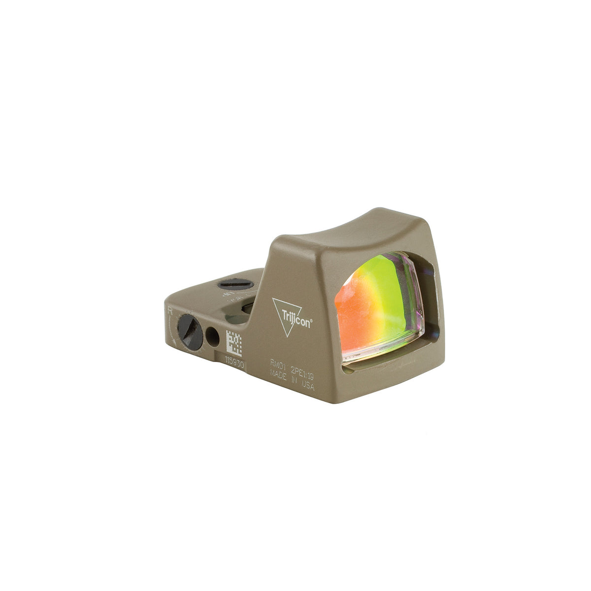 Trijicon RMR Type 2 3.25 MOA LED red dot sight in flat dark earth, with automatic brightness adjustment