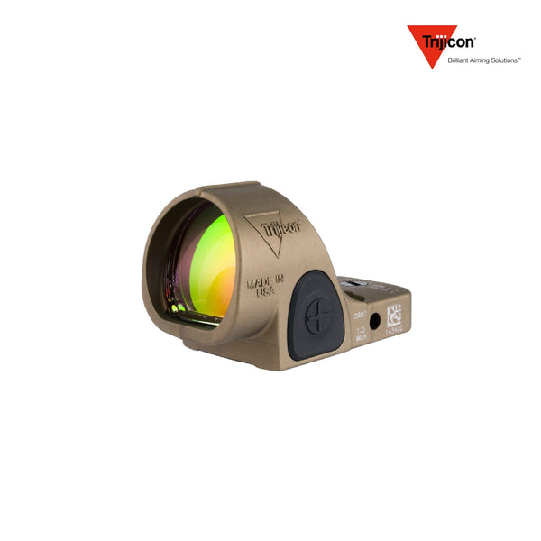 Trijicon SRO 1.0 MOA adjustable LED red dot sight in coyote