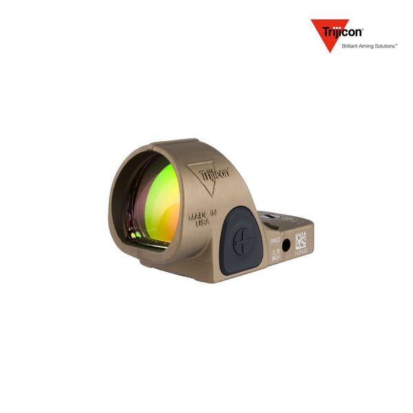 Trijicon SRO 2.5 MOA adjustable LED red dot sight in coyote