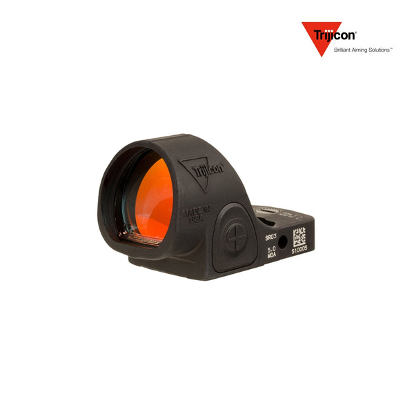 Trijicon SRO 5.0 MOA adjustable LED red dot sight in matte black