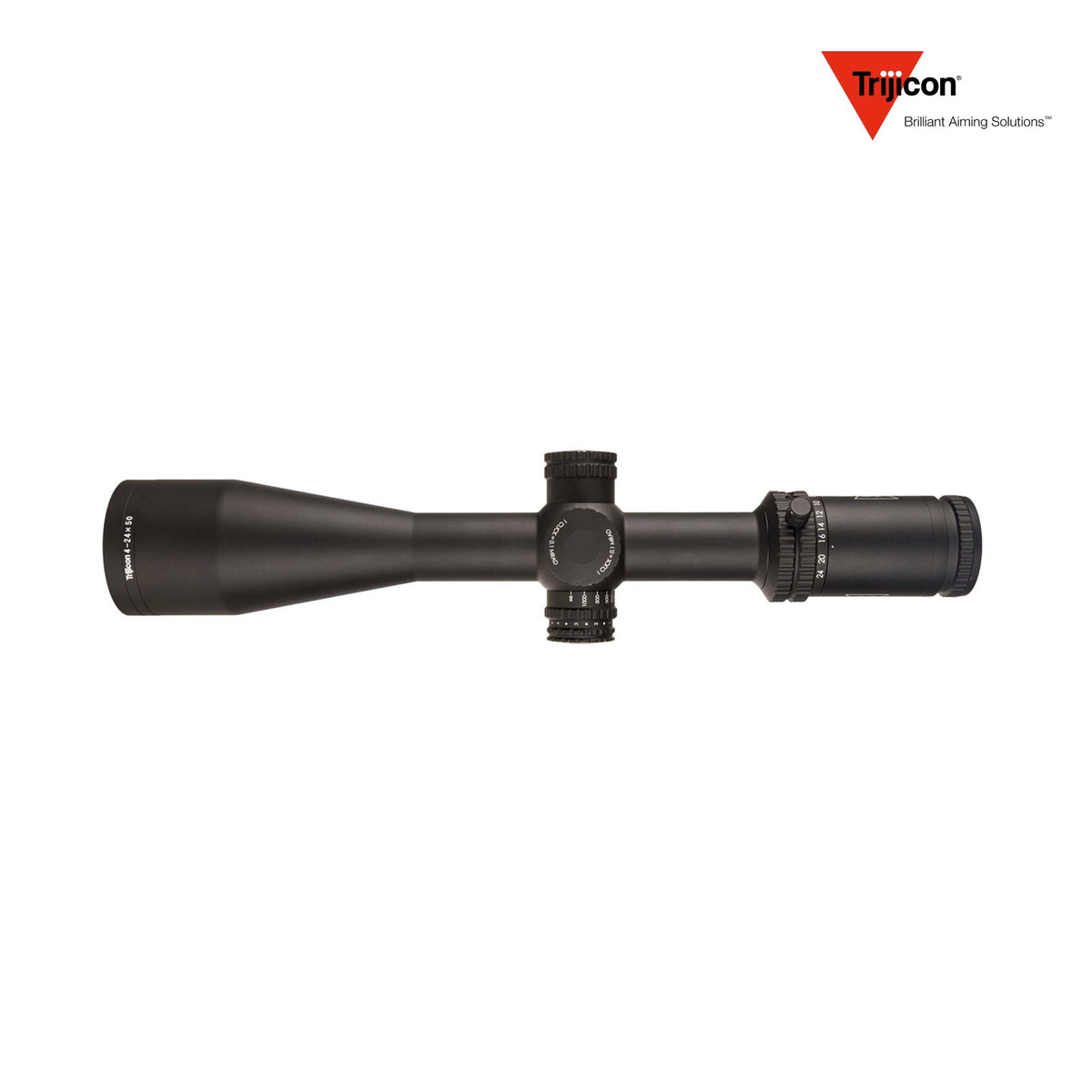 Trijicon Tenmile 4-24x50 SFP Riflescope Red MRAD Ranging Dot Reticle 30mm Tube – TM42450-C-3000007 Rifle Scope Trijicon