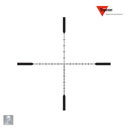 Trijicon Tenmile 4-24x50 SFP Rifle Scope Illum. Red MRAD Ranging Reticle Rifle Scope Trijicon 