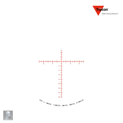 Trijicon Tenmile 4.5-30x56 SFP Rifle Scope Illum. MOA Long Range Reticle Rifle Scope Trijicon 