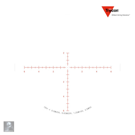 Trijicon Tenmile 5-25x50 SFP Rifle Scope Illum. MRAD Center Dot Reticle Rifle Scope Trijicon 