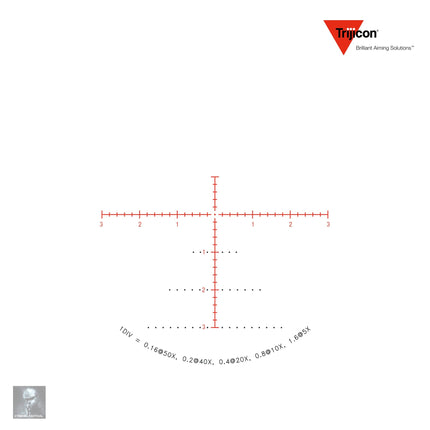 Trijicon Tenmile 5-50x56 SFP Rifle Scope Red/Green MRAD Center Dot Reticle Rifle Scope Trijicon 