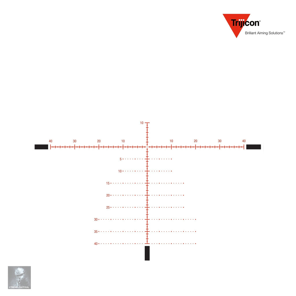 Trijicon Tenmile HX 3-18x44 Riflescope FFP MOA Precision Tree Reticle Rifle Scope Trijicon 