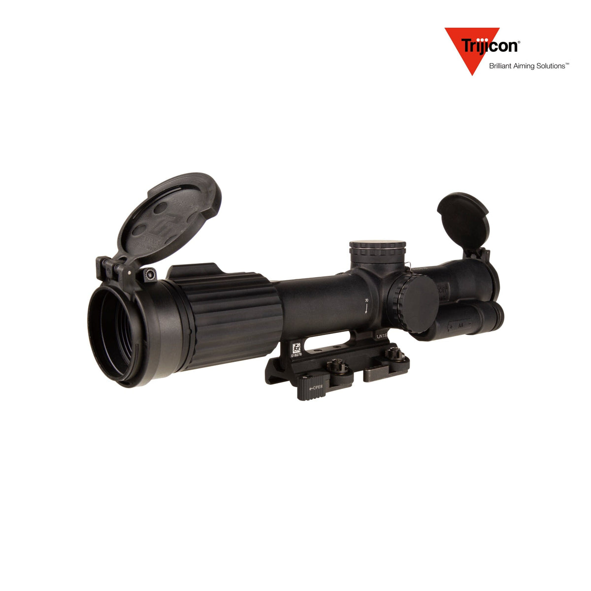 Trijicon USMC SCO VCOG 1-8x28mm Red MRAD Tree Reticle Riflescope w/LaRue LT799 Mount, Tenebraex Flip Caps & Soft Case - VC18-C-2400012 LPVO Rifle Scope Trijicon