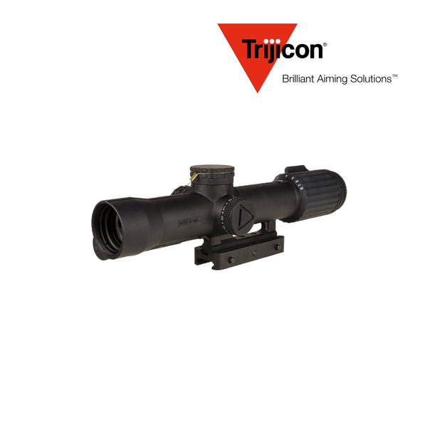 Trijicon VCOG 1-8x28 LPVO rifle scope with 1-8x magnification and a 28mm objective lens