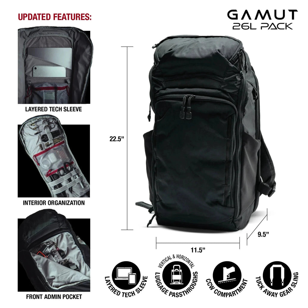 Vertx Gamut 26L Backpack Backpack Vertx 