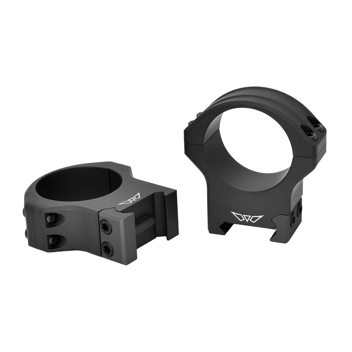 Warne HyperLite 8522M rings for 34mm tubes at high height, manufacturer product photograph