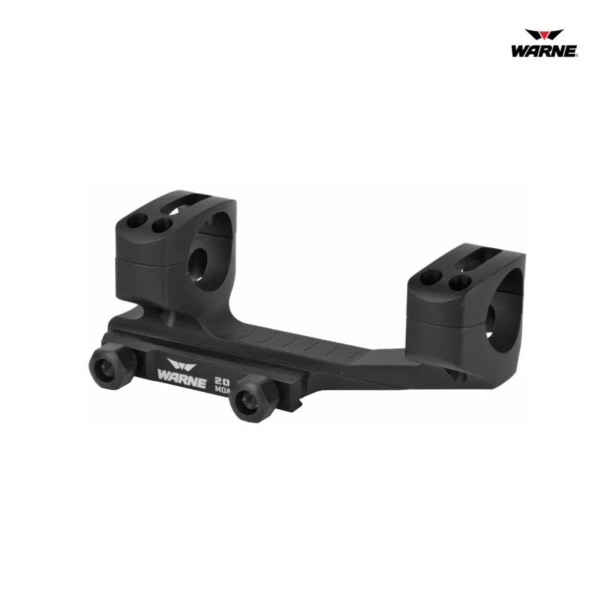 Warne LR-SKEL extended MSR scope mount for 1 inch tubes with 20 MOA of built-in elevation