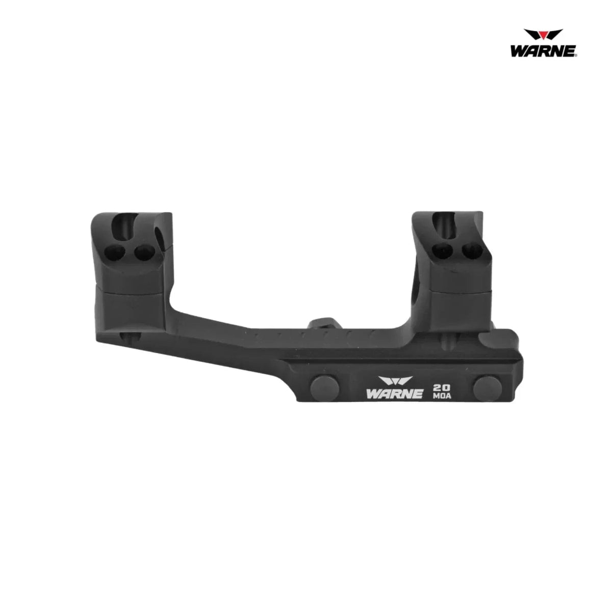 Warne LR-SKEL 1 inch 20 MOA mount giving forward eye relief on flat-top MSR uppers