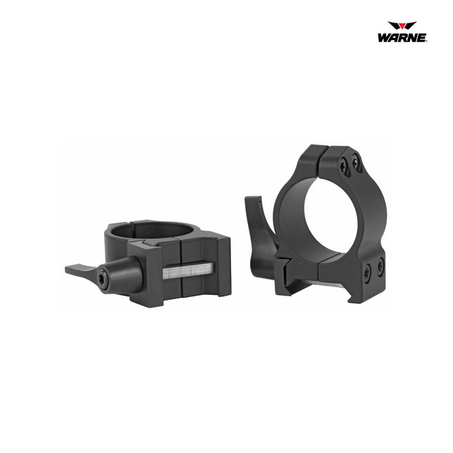 Warne Maxima Quick Detach Ring 1 Inch Low - 200LM Rifle Scope Rings Warne 