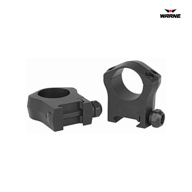 Warne Mountain Tech Rings 1 Inch High - 7202M Rifle Scope Mount Warne 