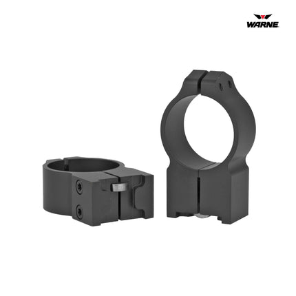 Warne PA Fixed Ring Set Fits Ruger M77 30mm High - 15R7M Rifle Scope Rings Warne 