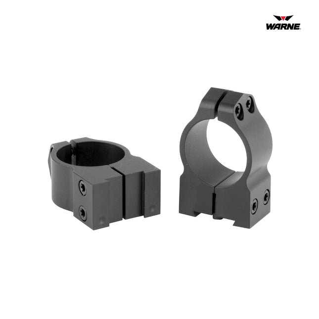 Warne PA Fixed Ring Set Fits Tikka 1 Inch Medium - 1TM Rifle Scope Mount Warne 