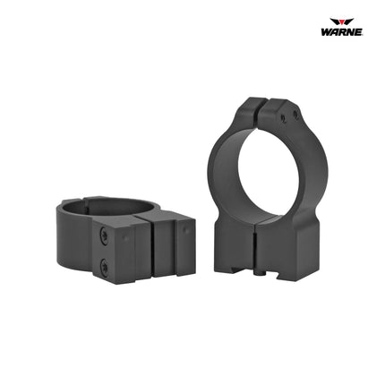 Warne PA Fixed Ring Set Fits Tikka 30mm High - 15TM Rifle Scope Rings Warne 