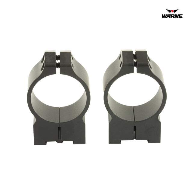 Warne PA Fixed Ring Set fits Tikka Grooved Receiver 30mm Medium - 14TM Rifle Scope Rings Warne 