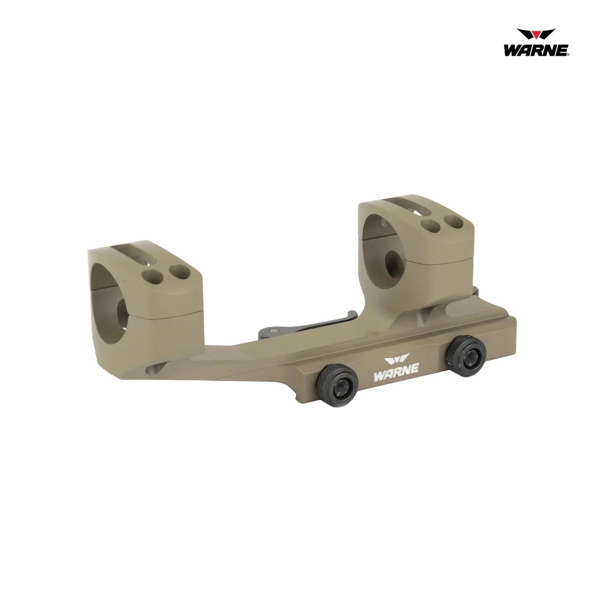 Warne QD X-SKEL 30mm dark earth mount giving forward eye relief on flat-top MSR uppers