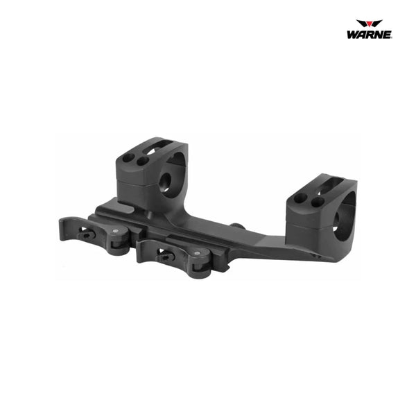Warne QD X-SKEL quick detach cantilever scope mount for 34mm scope tubes in matte black