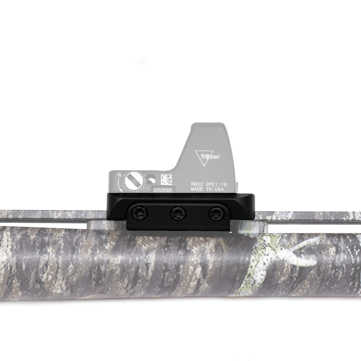 Warne 6108M shotgun rib mount, second installation reference photograph from Warne