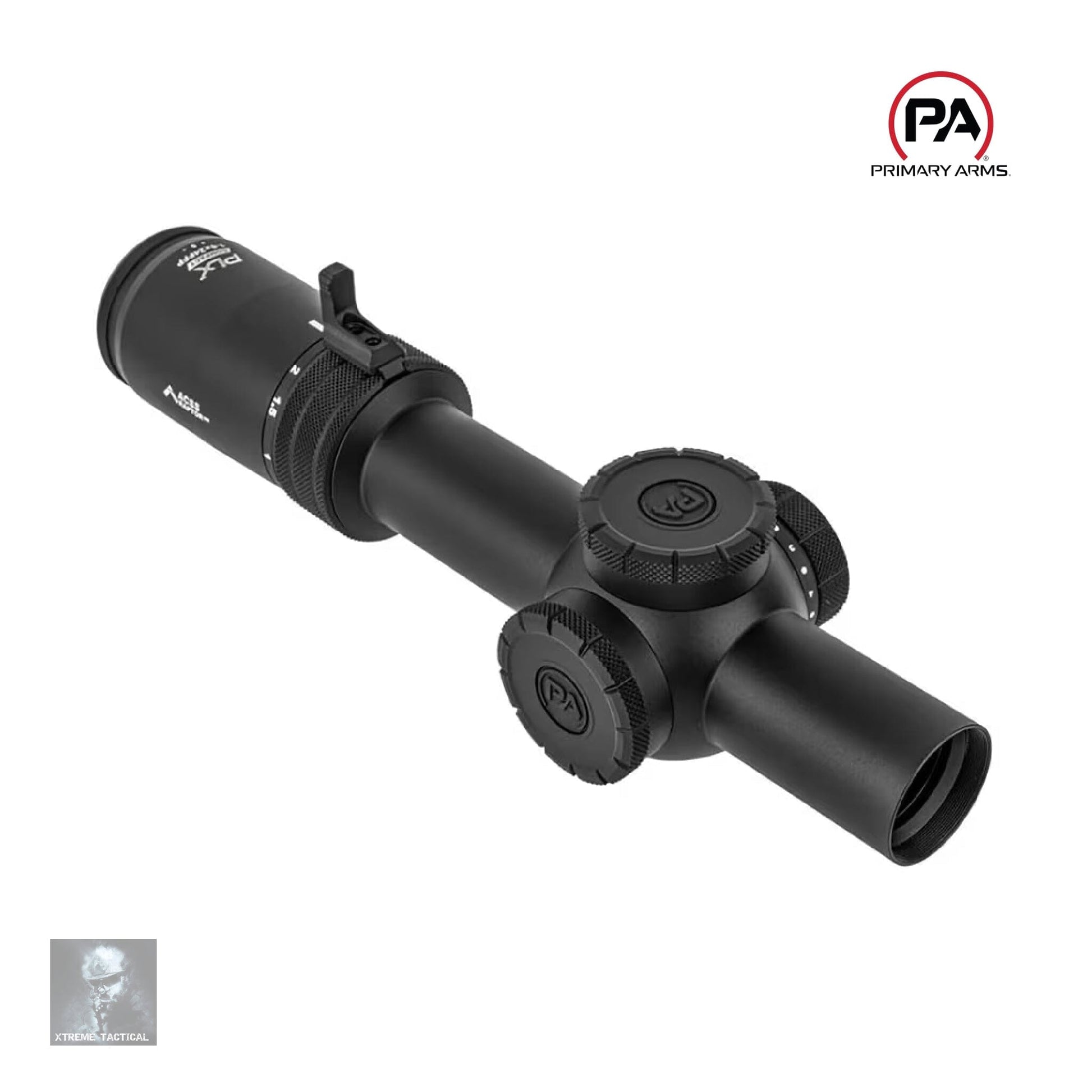 Primary Arms Compact PLxC 1-8x24 FFP Rifle Scope - ACSS Raptor M8 Yard 5.56/.308 Reticle LPVO Rifle Scope Primary Arms 