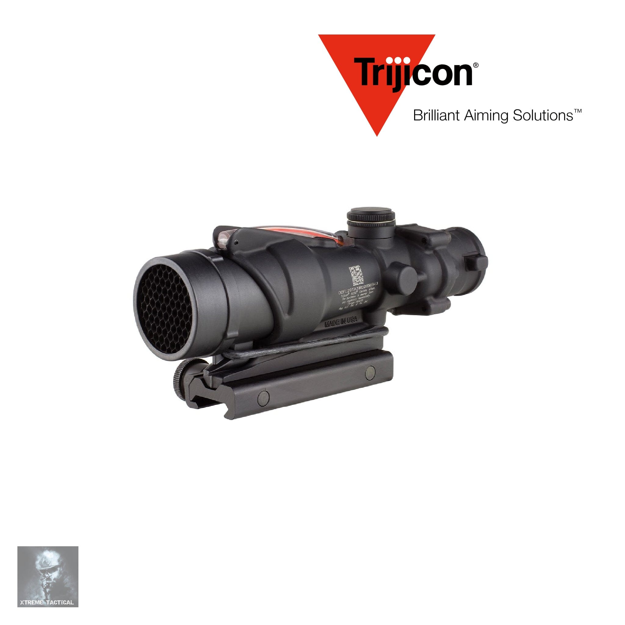 Trijicon ACOG 4x32 USMC RCO Rifle Scope .223 Red Chevron Reticle ...